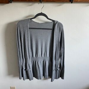 Grey cardigan